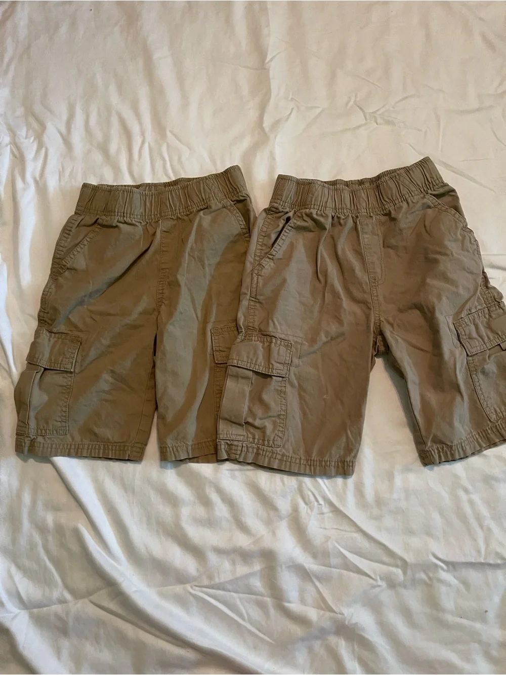 *BUNDLE* 2 boys khaki shorts children’s place school uniform size 8 slim